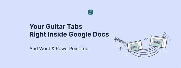 Music Snippet Allows You to Teach Guitar Tabs Directly in Google Docs
