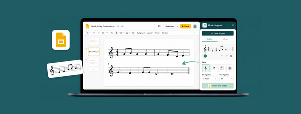 How to Add Music Notation to Google Slides